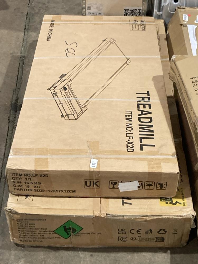 Lot 516  
            Birmingham SR106 - Collection or Optional Delivery Available 

                
2 X WALKING PAD TREADMILL (LOCATION: ROW 6 - D)