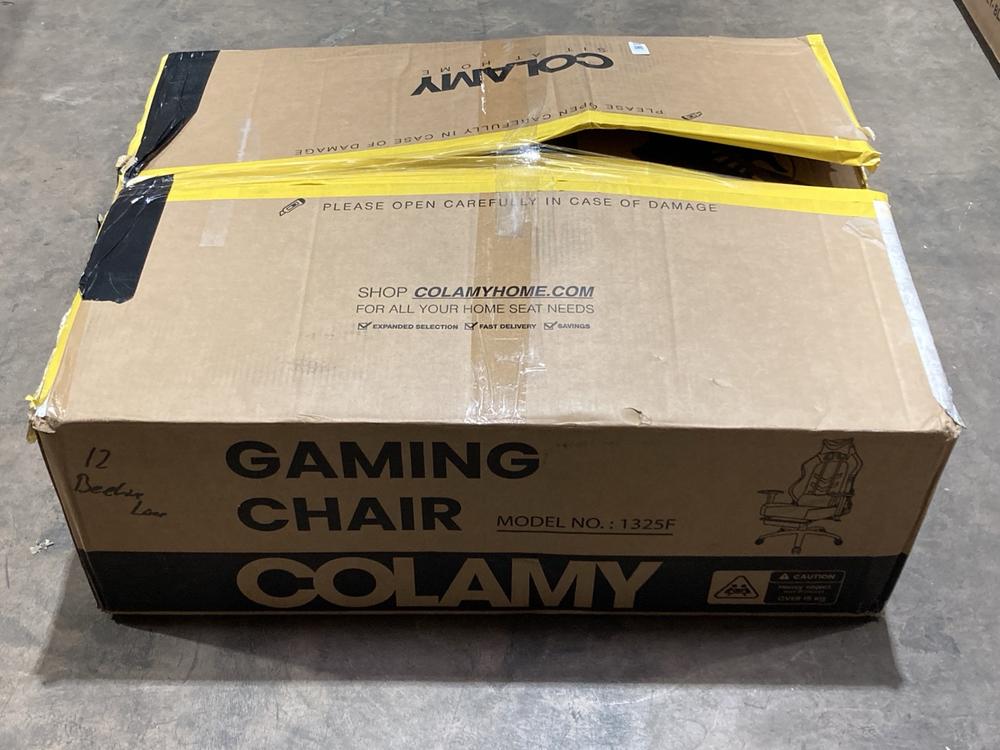 Lot 530  
            Birmingham SR106 - Collection or Optional Delivery Available 

                
COLAMY GAMING CHAIR (LOCATION: ROW 5 - D )