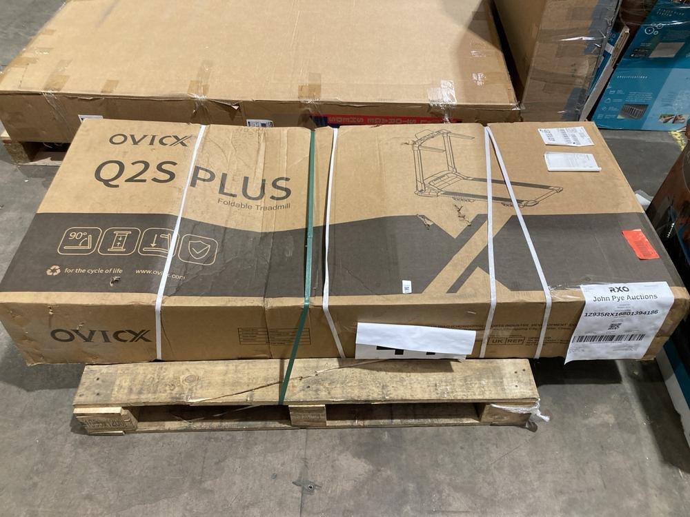Lot 533  
            Birmingham SR106 - Collection or Optional Delivery Available 

                
OVICX Q2S PLUS FOLDABLE TREADMILL ORIGINAL RRP £550 (LOCATION: ROW 5 - D ) (KERBS...