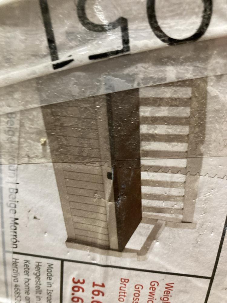 Lot 552  
            Birmingham SR106 - Collection or Optional Delivery Available 

                
KETER 70G STORAGE BENCH ORIGINAL RRP £170 (LOCATION: ROW 5 - D )