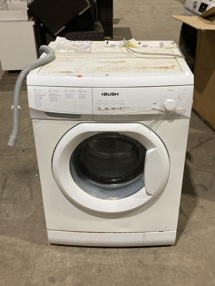 Lot 564  
            Birmingham SR106 - Collection or Optional Delivery Available 

                
BUSH FREESTANDING WASHING MACHINE ORIGINAL RRP £199 (LOCATION: ROW 5 - D )