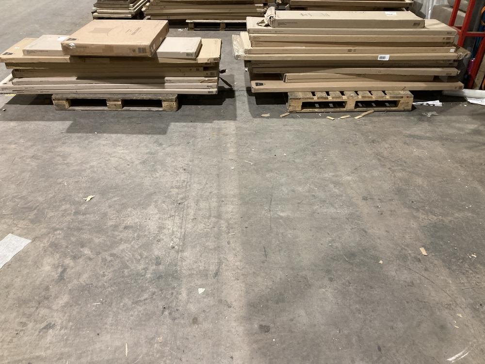 Lot 578  
            Birmingham SR106 - Collection or Optional Delivery Available 

                
2 X PALLETS OF MIXED JYSK FURNITURE TO INCLUDE VESTERBORG DINING TABLE PARTS (ALL...