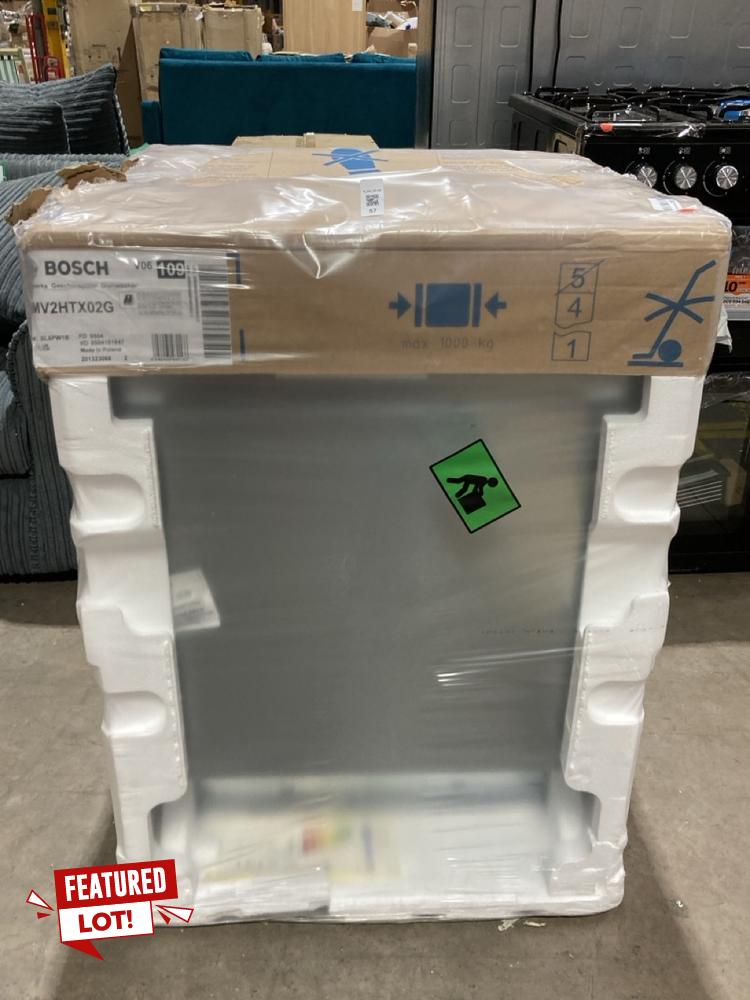 Lot 57  
            Birmingham SR106 - Collection or Optional Delivery Available 

                
BOSCH SERIES 2 INTEGRATED DISHWASHER - SMV2HTX02G - ORIGINAL RRP £449 (LOCATION: ...