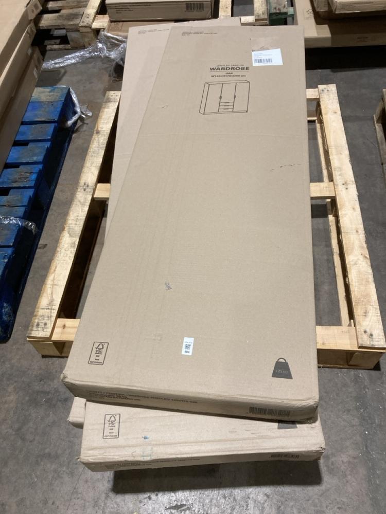 Lot 584  
            Birmingham SR106 - Collection or Optional Delivery Available 

                
JYSK JENSLEV WARDROBE IN OAK ORIGINAL RRP £215 (LOCATION: ROW 2 - D)