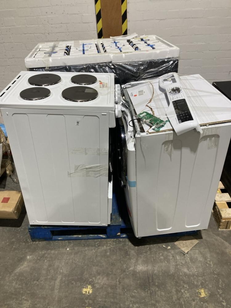 Lot 604  
            Birmingham SR106 - Collection or Optional Delivery Available 

                
PALLET OF ITEMS TO INCLUDE WILLOW FREESTANDING 50CM ELECTRIC COOKER (ALL PALLET C...