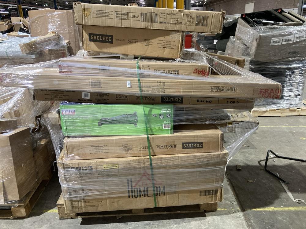 Lot 613  
            Birmingham SR106 - Collection or Optional Delivery Available 

                
PALLET OF ITEMS TO INCLUDE 3 TONNE LOW PROFILE TROLLEY JACK WITH ROCKET LIFT (ALL...