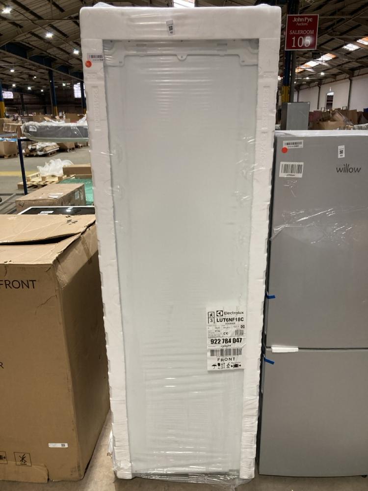 Lot 62  
            Birmingham SR106 - Collection or Optional Delivery Available 

                
ELECTROLUX TALL FREEZER - LUT6NF18C - ORIGINAL RRP £990 (LOCATION: ROW 7 - C )