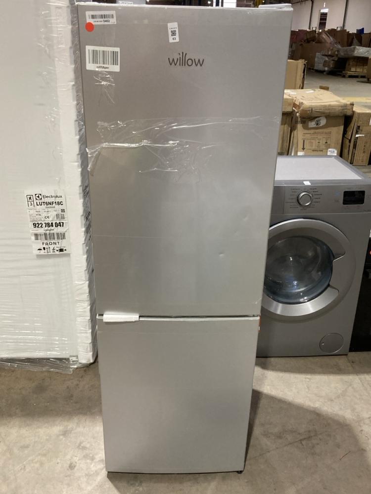 Lot 63  
            Birmingham SR106 - Collection or Optional Delivery Available 

                
WILLOW FREESTANDING SMALL FRIDGE FREEZER ORIGINAL RRP £230 (LOCATION: ROW 7 - C )