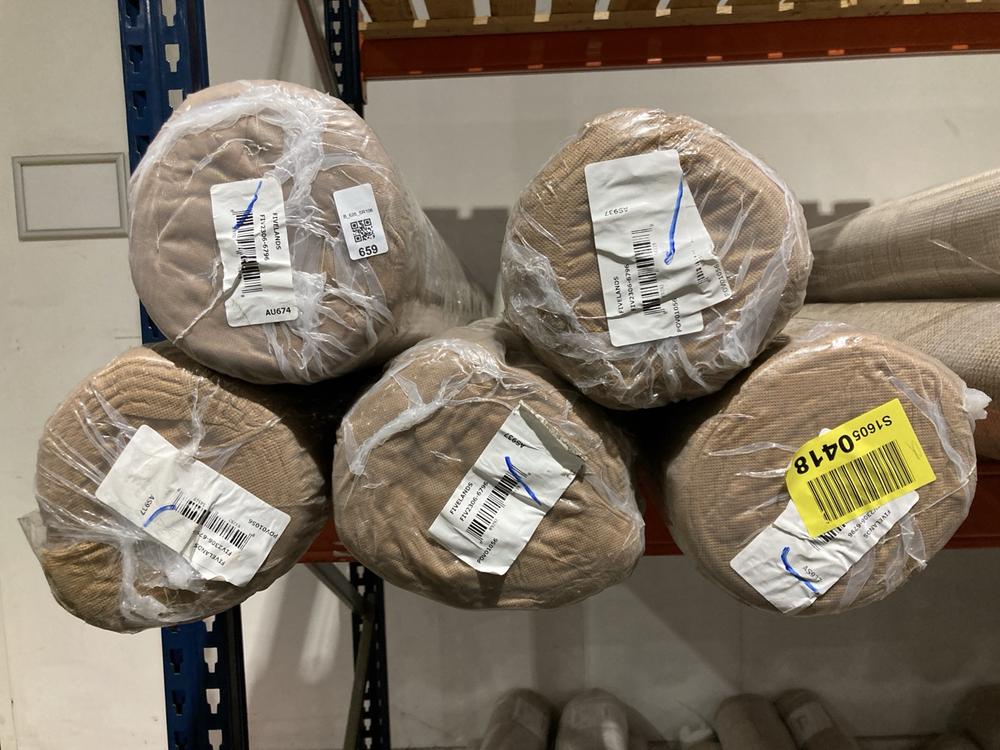 Lot 659  
            Birmingham SR106 - Collection or Optional Delivery Available 

                
5 X SURYA RUGS TO INCLUDE FIVELANDS RUG (LOCATION: WALL RACKINGS)