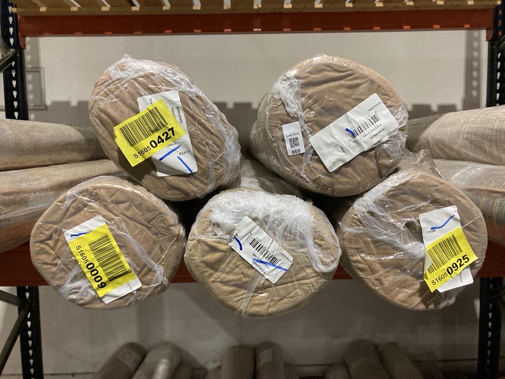 Lot 660  
            Birmingham SR106 - Collection or Optional Delivery Available 

                
5 X SURYA RUGS TO INCLUDE FIVELANDS RUG (LOCATION: WALL RACKINGS)