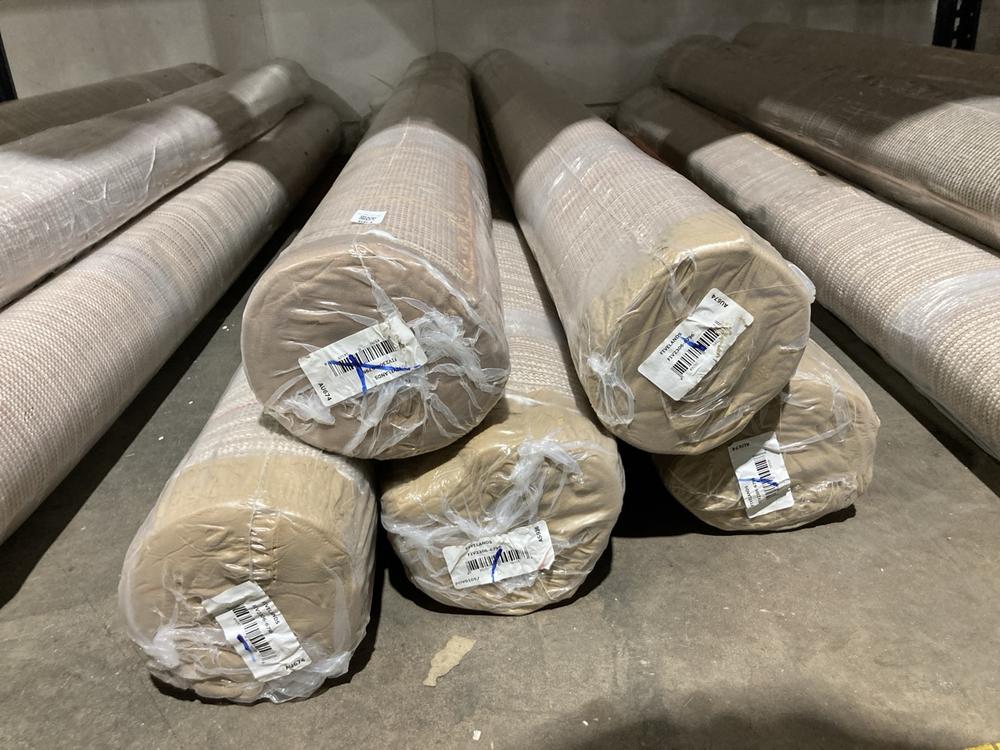 Lot 663  
            Birmingham SR106 - Collection or Optional Delivery Available 

                
5 X SURYA RUGS TO INCLUDE FIVELANDS RUG (LOCATION: WALL RACKINGS )