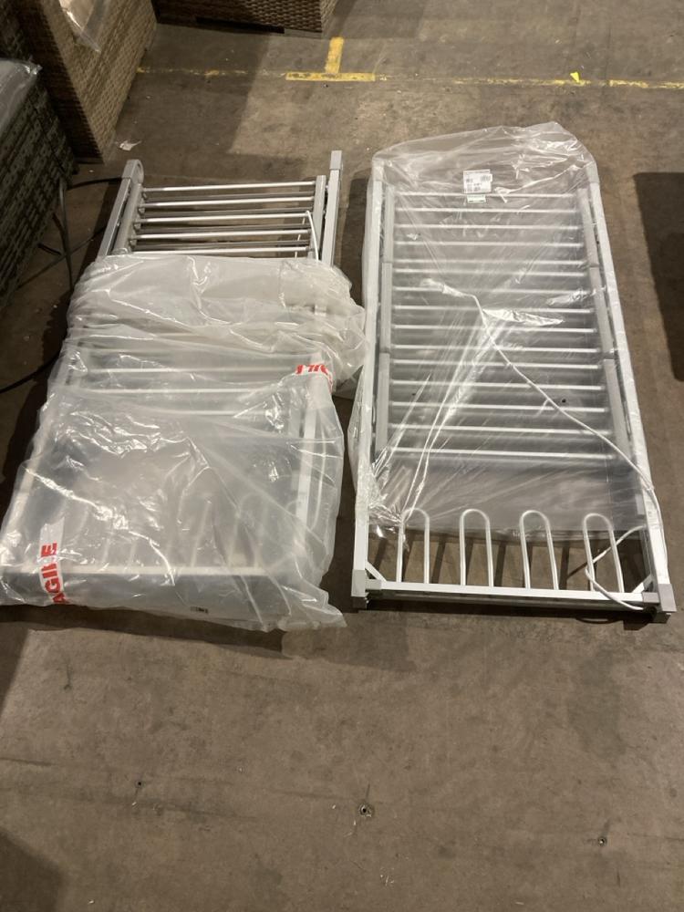 Lot 676  
            Birmingham SR106 - Collection or Optional Delivery Available 

                
2 X 3 TIERH HEATED AIRER (LOCATION: WALL RACKINGS )