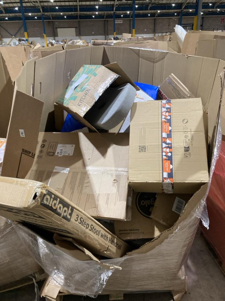 Lot 709  
            Birmingham SR106 - Collection or Optional Delivery Available 

                
PALLET OF ITEMS TO INCLUDE AIDAPT 3 STEP STOOL WITH HANDRAIL (ALL PALLET CONTENTS...