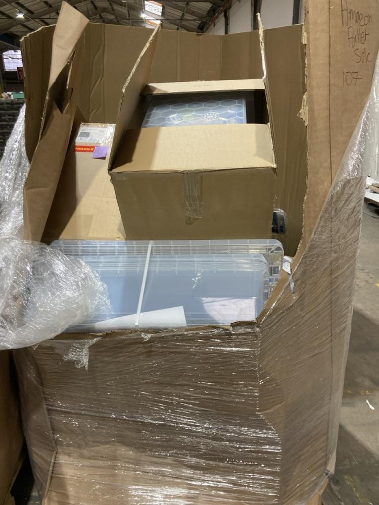 Lot 720  
            Birmingham SR106 - Collection or Optional Delivery Available 

                
PALLET OF ITEMS TO INCLUDE COMFEE CHIMNEY COOKER HOOD (ALL PALLET CONTENTS MUST B...