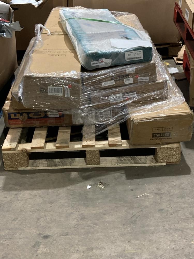 Lot 723  
            Birmingham SR106 - Collection or Optional Delivery Available 

                
PALLET OF ITEMS TO INCLUDE LASSIC TRIPLE SLEEPER BUNK BED PARTS (ALL PALLET CONTE...