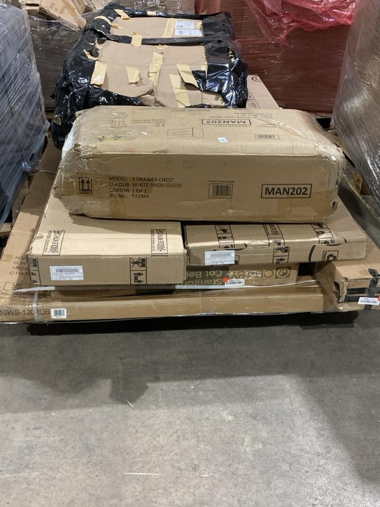 Lot 727  
            Birmingham SR106 - Collection or Optional Delivery Available 

                
PALLET OF ITEMS TO INCLUDE KETER STORE IT OUT PRIME PARTS (ALL PALLET CONTENTS MU...