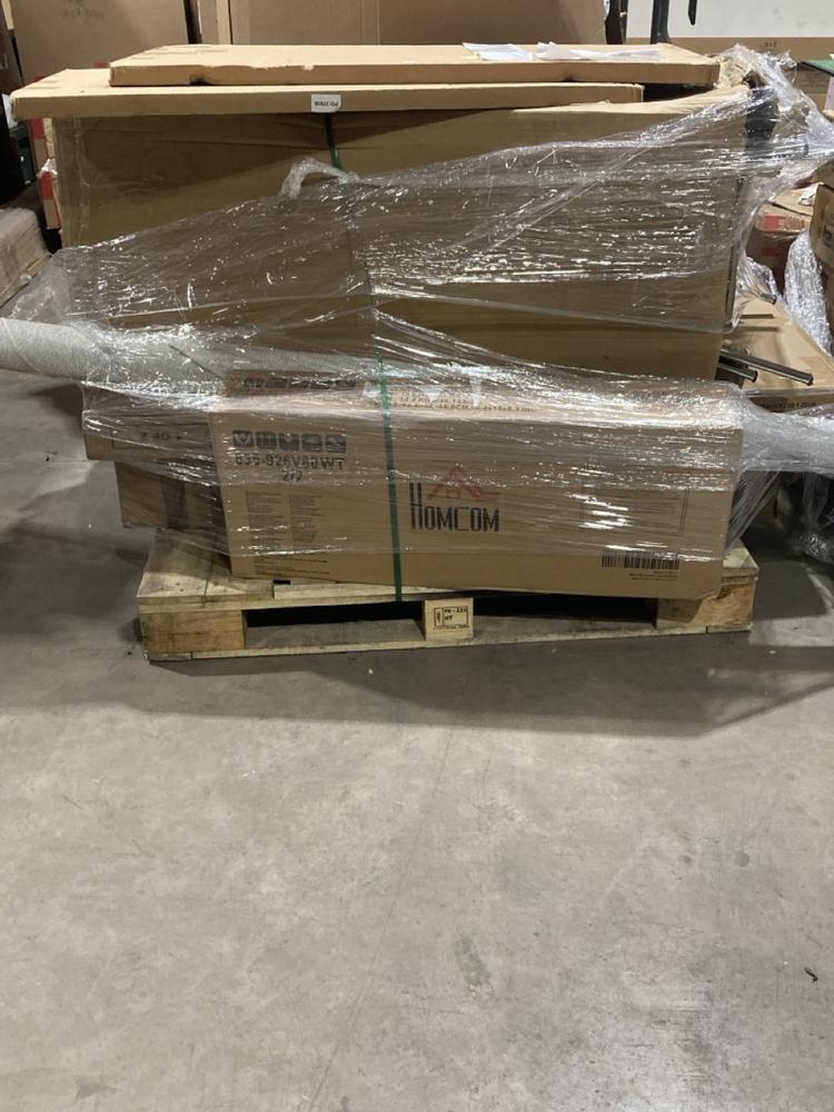 Lot 741  
            Birmingham SR106 - Collection or Optional Delivery Available 

                
PALLET OF ITEMS TO INCLUDE HOMCOM STORAGE CABINET PART (ALL PALLET CONTENTS MUST ...