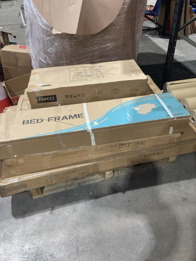 Lot 742  
            Birmingham SR106 - Collection or Optional Delivery Available 

                
PALLET OF ITEMS TO INCLUDE LASSIC RIANO 5 DRAWER CHEST PART (ALL PALLET CONTENTS ...