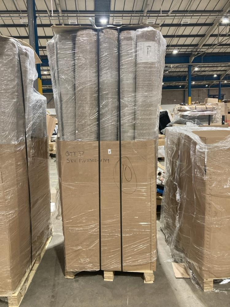 Lot 749  
            Birmingham SR106 - Collection or Optional Delivery Available 

                
PALLET OF ITEMS TO INCLUDE 34 X SURYA RUG (ALL PALLET CONTENTS MUST BE REMOVED FR...