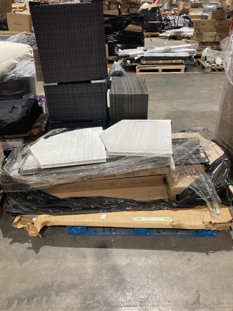Lot 752  
            Birmingham SR106 - Collection or Optional Delivery Available 

                
PALLET OF ITEMS TO INCLUDE MODESTY PANEL IN NOVA OAK (ALL PALLET CONTENTS MUST BE...