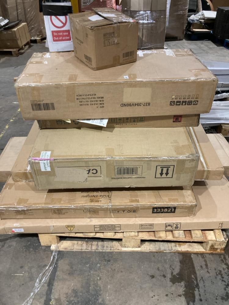 Lot 783  
            Birmingham SR106 - Collection or Optional Delivery Available 

                
PALLET OF ITEMS TO INCLUDE LASSIC 3 DRAWER SHOE CABINET PART (ALL PALLET CONTENTS...