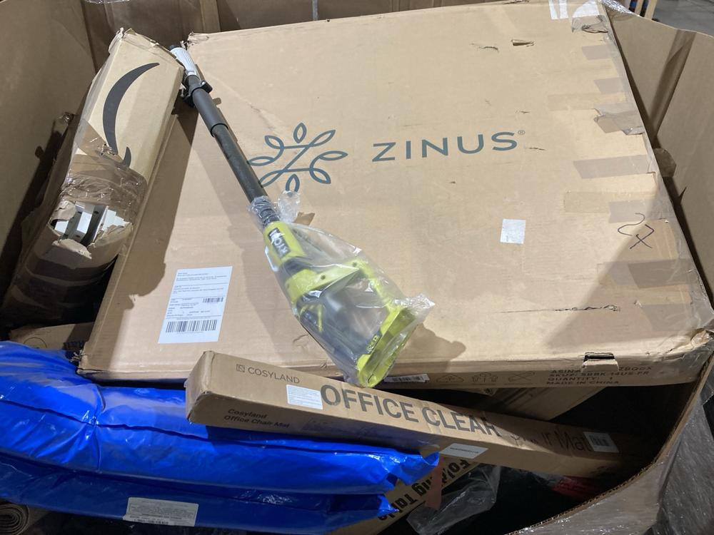 Lot 785  
            Birmingham SR106 - Collection or Optional Delivery Available 

                
PALLET OF ITEMS TO INCLUDE OFFICE CHAIR MAT (ALL PALLET CONTENTS MUST BE REMOVED ...