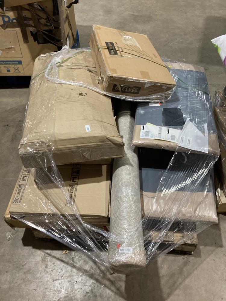 Lot 795  
            Birmingham SR106 - Collection or Optional Delivery Available 

                
PALLET OF ITEMS TO INCLUDE LASSIC 6 DRAWER CHEST PART (ALL PALLET CONTENTS MUST B...