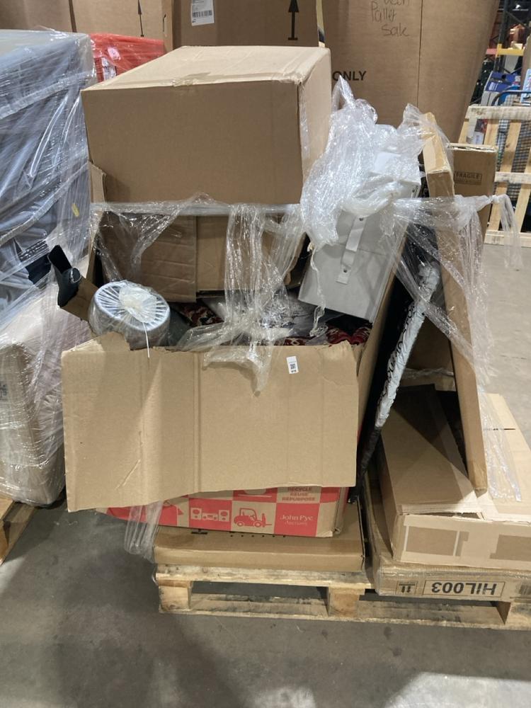 Lot 816  
            Birmingham SR106 - Collection or Optional Delivery Available 

                
PALLET OF ITEMS TO INCLUDE RUGS (ALL PALLET CONTENTS MUST BE REMOVED FROM SITE,FL...