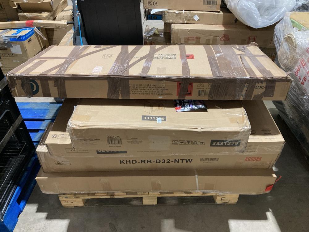 Lot 833  
            Birmingham SR106 - Collection or Optional Delivery Available 

                
PALLET OF FURNITURE PARTS TO INCLUDE ARLINGTON 3 DRAWER 1 DOOR SIDEBOARD (ALL PAL...