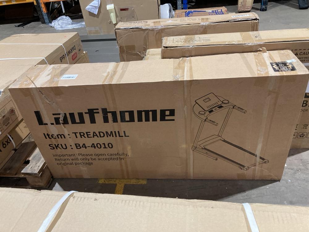 Lot 83  
            Birmingham SR106 - Collection or Optional Delivery Available 

                
LAUFHOME FOLDING TREADMILL ORIGINAL RRP £399 (LOCATION: ROW 6 - C)