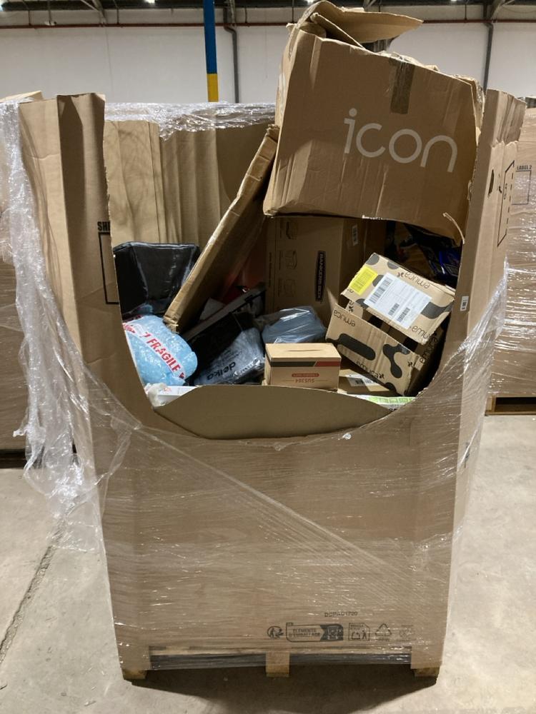 Lot 840  
            Birmingham SR106 - Collection or Optional Delivery Available 

                
PALLET OF ITEMS TO INCLUDE METAL LACE WALL MIRROR (ALL PALLET CONTENTS MUST BE RE...