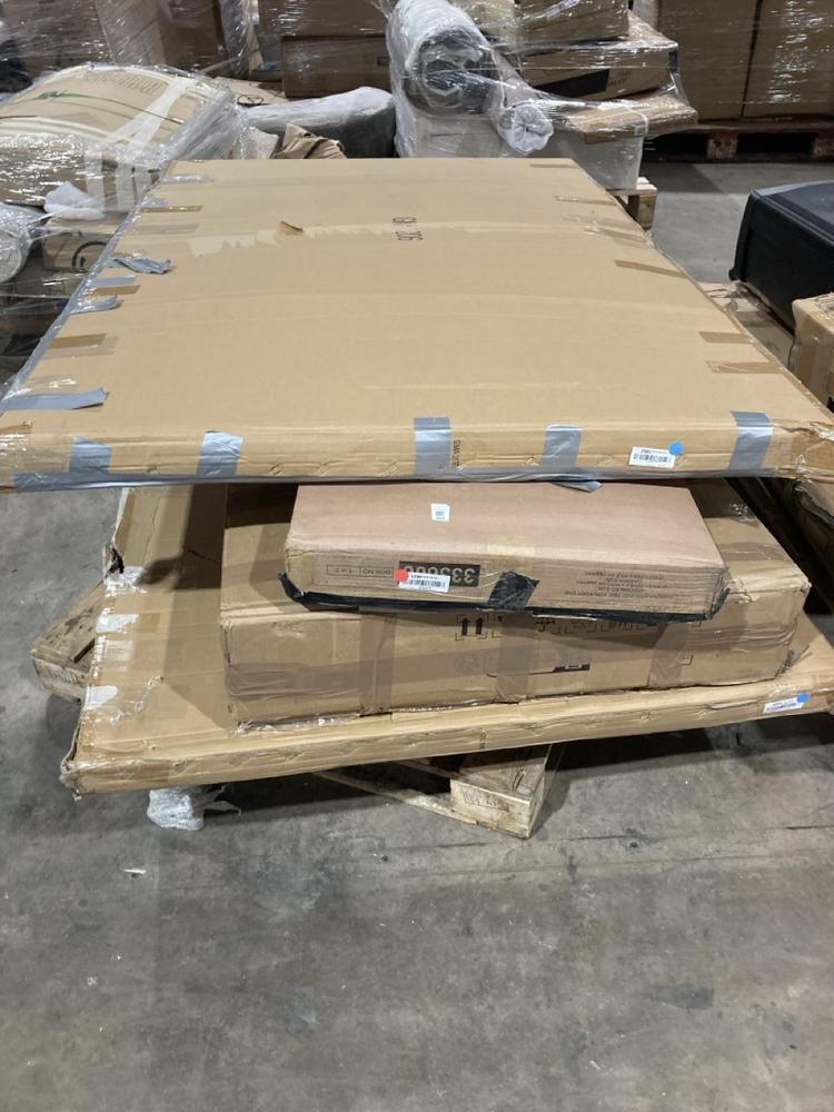 Lot 854  
            Birmingham SR106 - Collection or Optional Delivery Available 

                
PALLET OF ITEMS TO INCLUDE VIDA DESIGN CORONA KING SIZE BED FRAME PART (ALL PALLE...
