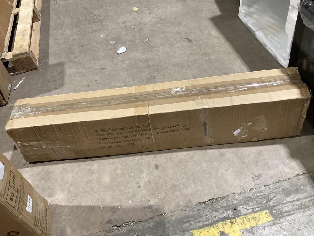 Lot 85  
            Birmingham SR106 - Collection or Optional Delivery Available 

                
ALL SEASON GAZEBO STANDARD PACKAGE 2 X 2 M GAZEBO ORIGINAL RRP £200 (LOCATION: RO...