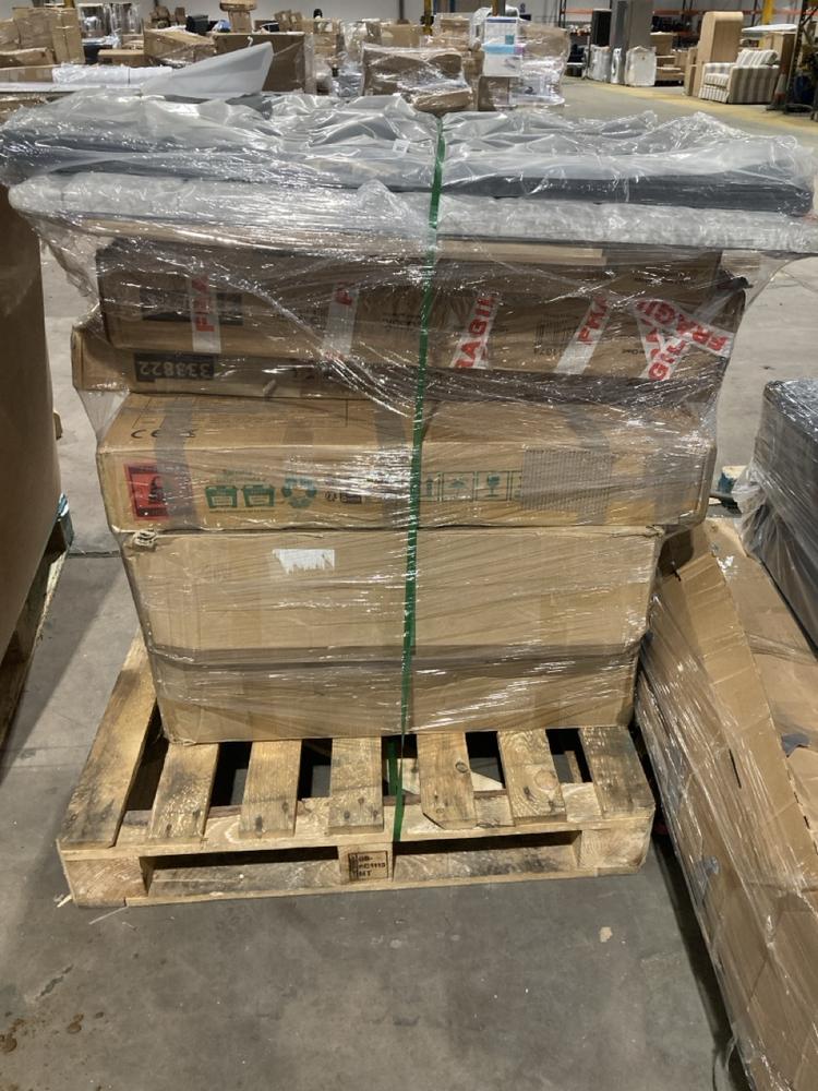 Lot 881  
            Birmingham SR106 - Collection or Optional Delivery Available 

                
PALLET OF FURNITURE PARTS TO INCLUDE HEADBOARDS (ALL PALLET CONTENTS MUST BE REMO...