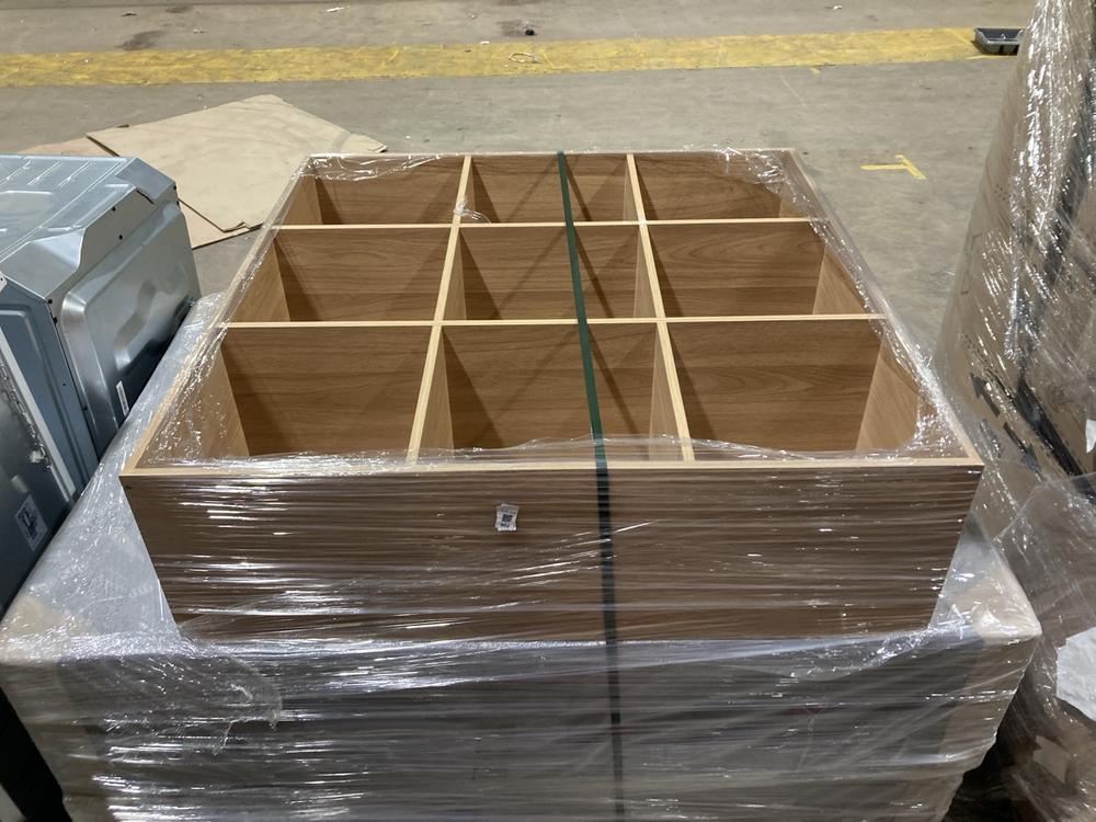 Lot 902  
            Birmingham SR106 - Collection or Optional Delivery Available 

                
PALLET OF FURNITURE PARTS TO INCLUDE SHELF UNIT (ALL PALLET CONTENTS MUST BE REMO...