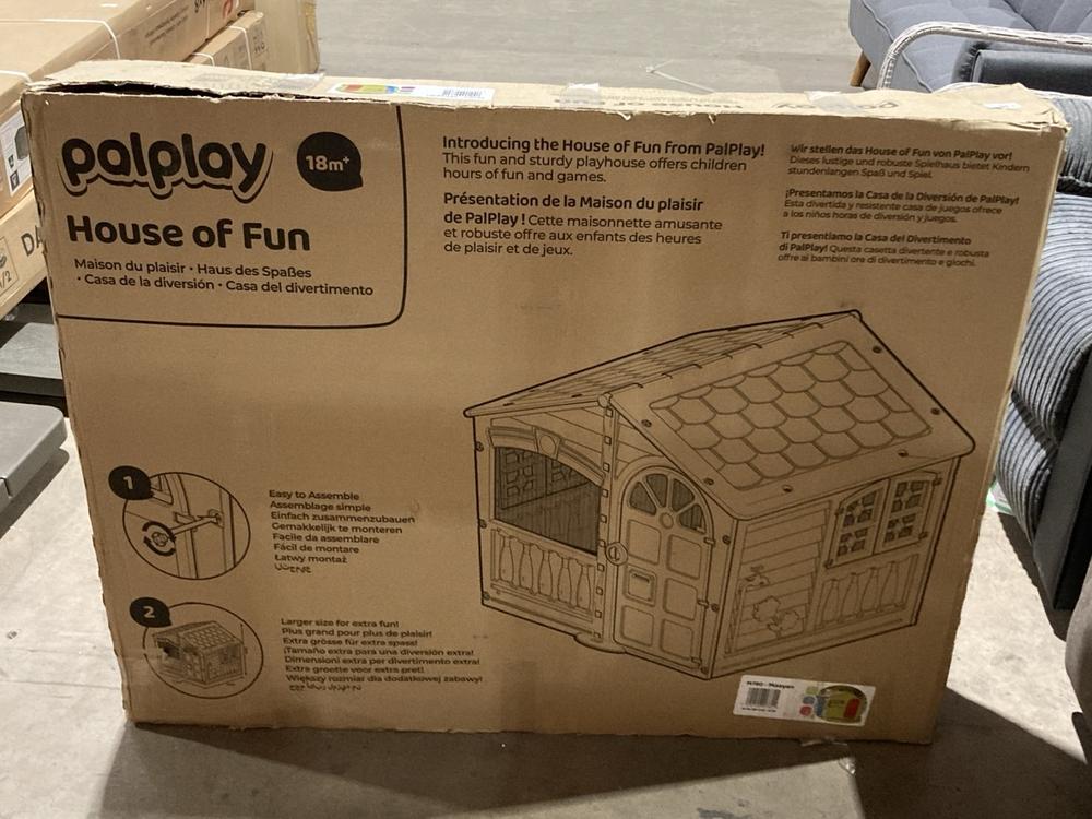 Lot 90  
            Birmingham SR106 - Collection or Optional Delivery Available 

                
PALPLAY HOUSE OF FUN ORIGINAL RRP £130 (LOCATION: ROW 6 - C)
