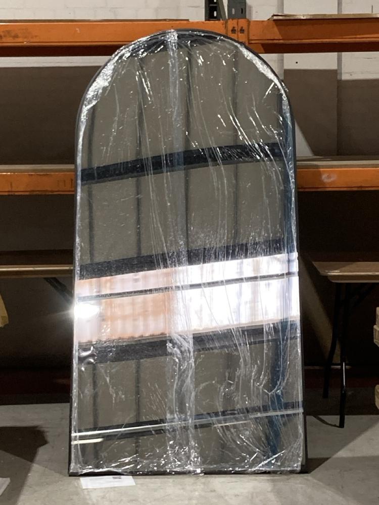 Lot 112  
            Birmingham SR104 - Collection or Optional Delivery Available 

                
MIRROR MAISON 200X100CM BLACK LOW ARCHED MIRROR - PRODUCT CODE JAKI-FB
