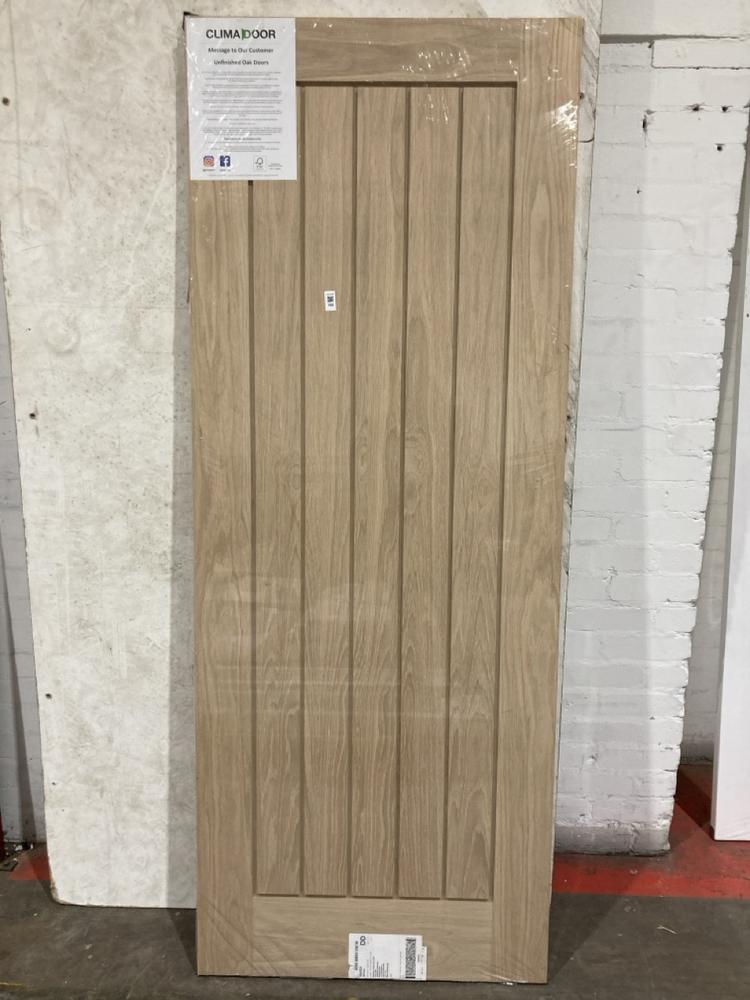 Lot 165  
            Birmingham SR104 - Collection or Optional Delivery Available 

                
CLIMADOOR 2040 X 726 X 40MM MEXICAN OAK INTERNAL DOOR