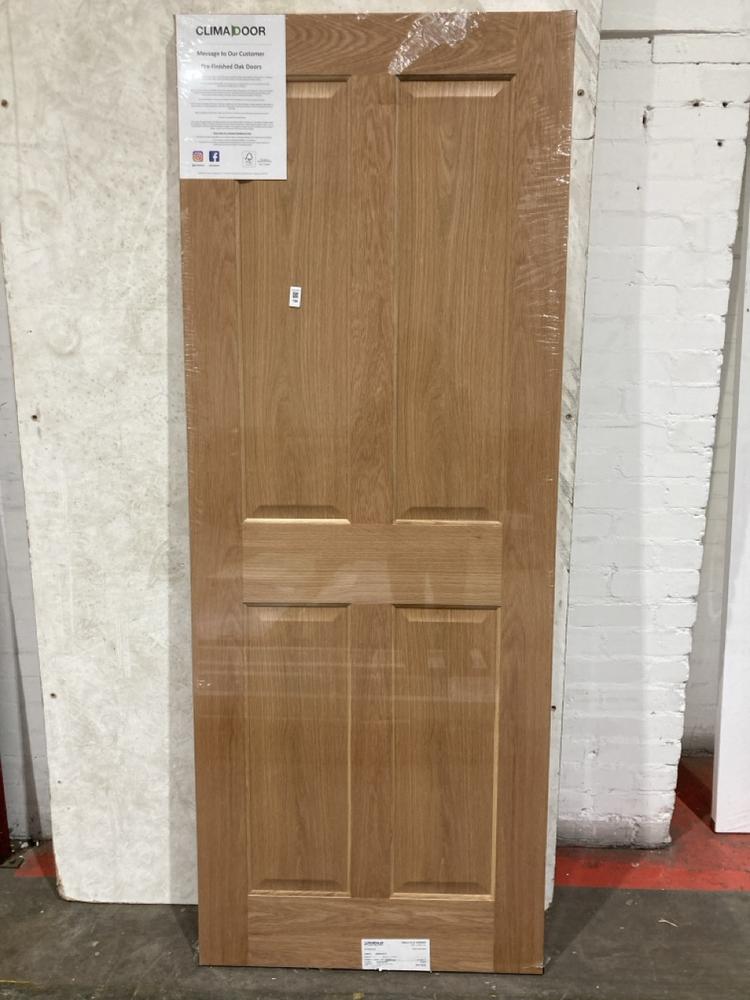 Lot 166  
            Birmingham SR104 - Collection or Optional Delivery Available 

                
CLIMADOOR 1981 X 762 X 44MM TRADITIONAL VICTORIAN 4 PANEL OAK FIRE DOOR