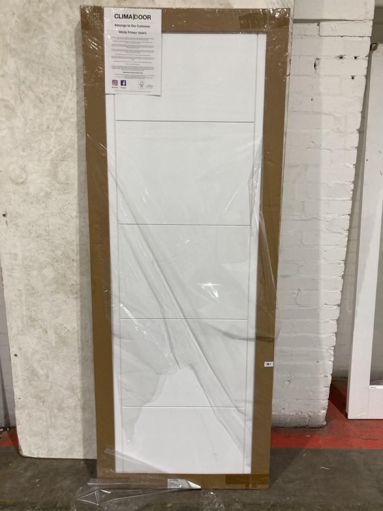 Lot 175  
            Birmingham SR104 - Collection or Optional Delivery Available 

                
CLIMADOOR 1981 X 762 X 35MM WHITE ISEO PREFINISHED INTERNAL DOOR