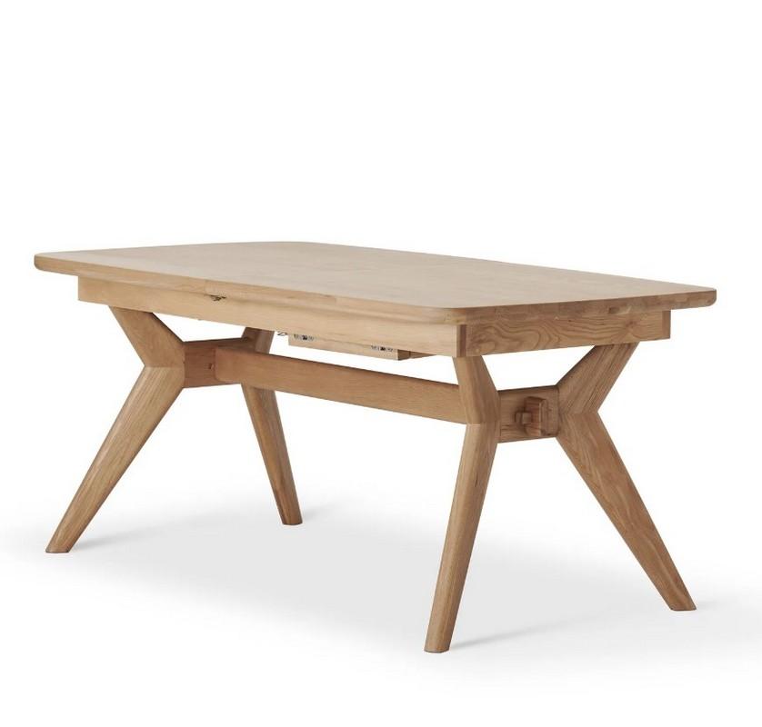 Lot 188  
            Birmingham SR104 - Collection or Optional Delivery Available 

                
OAK FURNITURELAND BENTLEY NATURAL SOLID OAK EXTENDING DINING TABLE ORIGINAL RRP £505