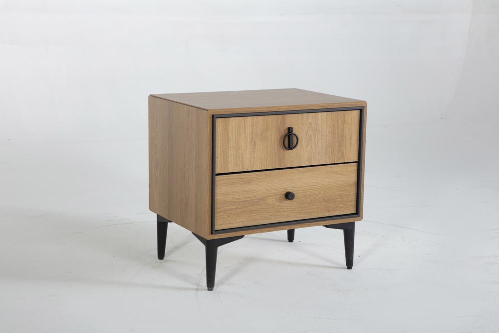 Lot 205  
            Birmingham SR104 - Collection or Optional Delivery Available 

                
VISTA BEDSIDE TABLE 2 DRAWER MEDIUM OAK FINISH ORIGINAL RRP £199