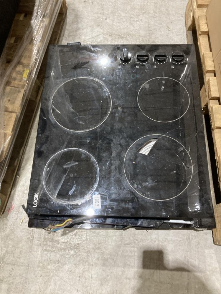 Lot 261  
            Birmingham SR104 - Collection or Optional Delivery Available 

                
3 X LOGIK ELECTRIC INTEGRATED HOB COOKTOPS