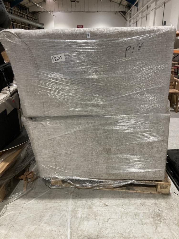 Lot 262  
            Birmingham SR104 - Collection or Optional Delivery Available 

                
PALLET OF OAK FURNITURELAND PARTS TO INCLUDE ASHBY 4 SEATER PILLOW BACK RIGHT ARM...