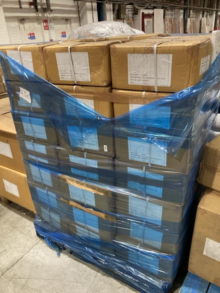 Lot 279  
            Birmingham SR104 - Collection or Optional Delivery Available 

                
63X STONE THE CROWS 6 PIECE SET ASSORTED SMALL JUGS - RIBBED (KERBSIDE PALLET DEL...