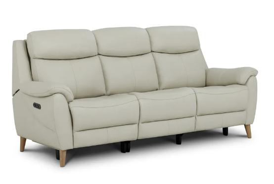 Lot 312  
            Birmingham SR104 - Collection or Optional Delivery Available 

                
OAK FURNITURELAND BRUNEL 3 SEATER RECLINER SOFA WITH ADJUSTABLE POWER HEADREST AN...