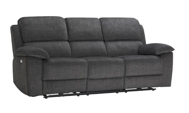 Lot 313  
            Birmingham SR104 - Collection or Optional Delivery Available 

                
OAK FURNITURELAND COLORADO 3 SEATER ELECTRIC RECLINER IN PLUSH CHARCOAL FABRIC OR...