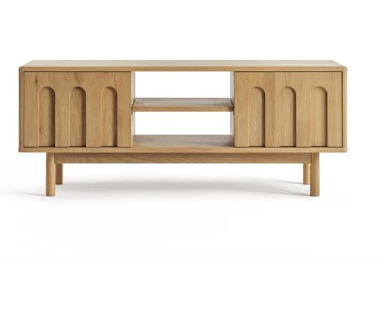 Lot 324  
            Birmingham SR104 - Collection or Optional Delivery Available 

                
OAK FURNITURELAND BELGRAVE SOLID NATURAL OAK LARGE UNIT ORIGINAL RRP £569.99