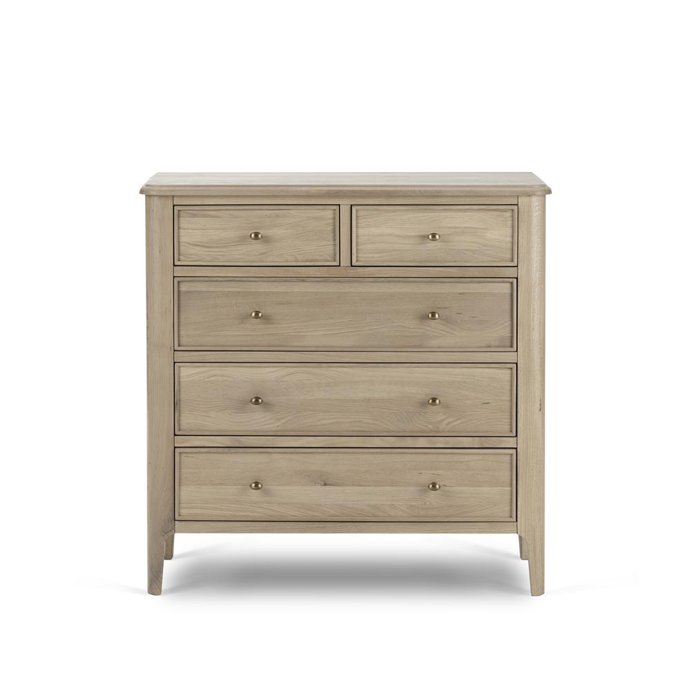 Lot 334  
            Birmingham SR104 - Collection or Optional Delivery Available 

                
OAK FURNITURELAND NEWTON LIGHT NATURAL SOLID OAK 2+3 CHEST OF DRAWERS ORIGINAL RR...