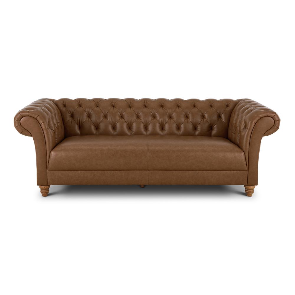 Lot 345  
            Birmingham SR104 - Collection or Optional Delivery Available 

                
OAK FURNITURELAND MONTGOMERY 3 SEATER SOFA IN CAMEL LEATHER ORIGINAL RRP £1,799.99